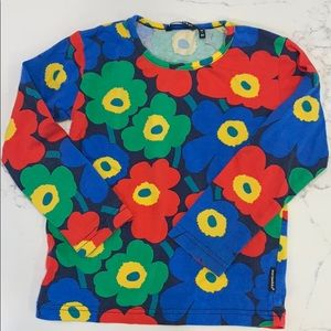 Marimekko long sleeve floral t-shirt size 92